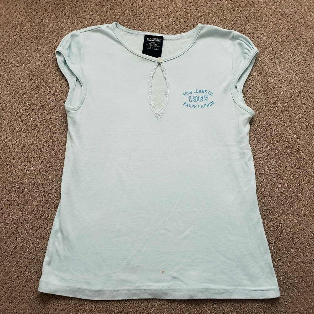 Vintage baby blue top M